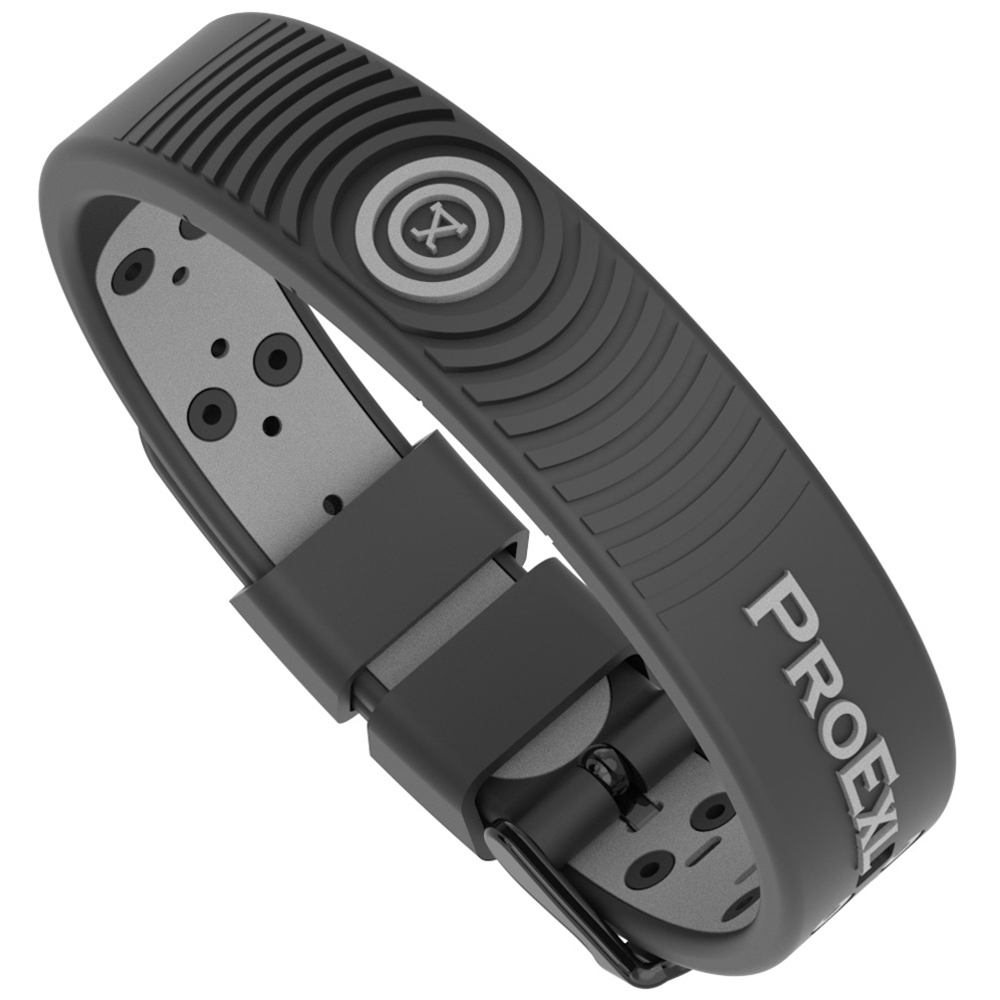 Proexl Ultimate Magnetic Bracelet - Waterproof and Fits All Wrists - Stay Active (Black Gray)